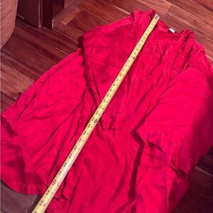 Vintage 100 % silk robe with “naughty or nice?”perfect for‎ the holidays (0960)